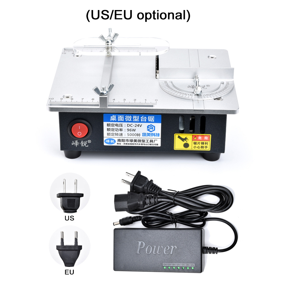 KOGEEK Mini Multifunctional Table Saw Electric Desktop Saws Small Household DIY Cutting Tool Woodworking Bench Lathe Machine. 