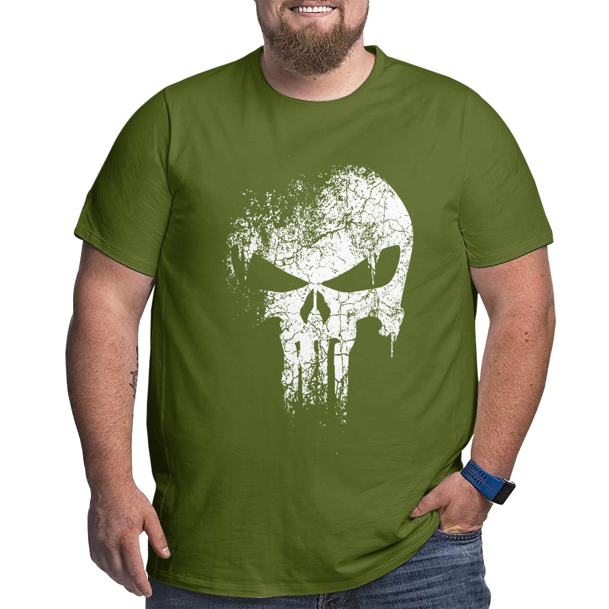 big and tall punisher shirt