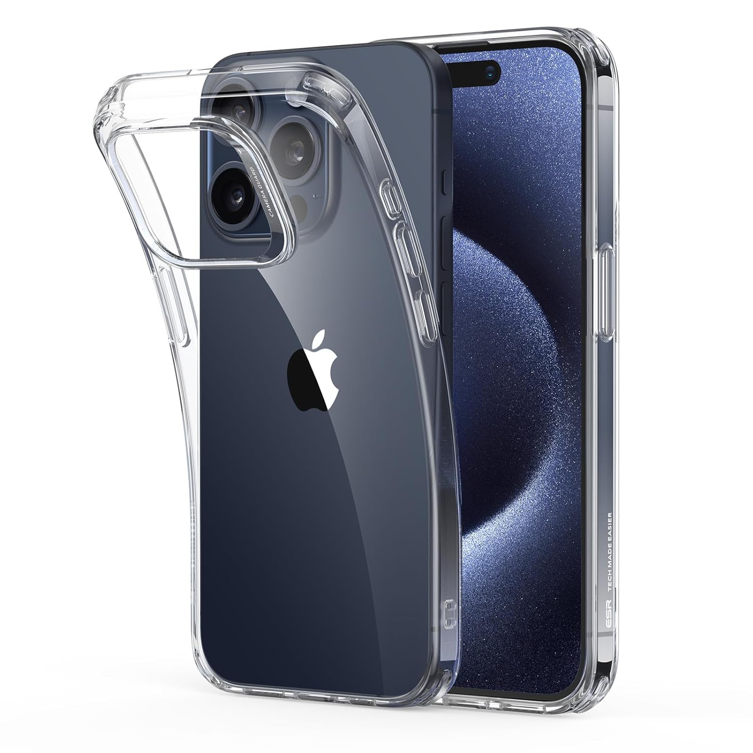 For Apple iPhone 15 pro max 6.7 2023 Case Slim Fit Soft Clear TPU Shockproof Shell Protective Cover For apple iPhone 15 Pro Max Case Transparent. 