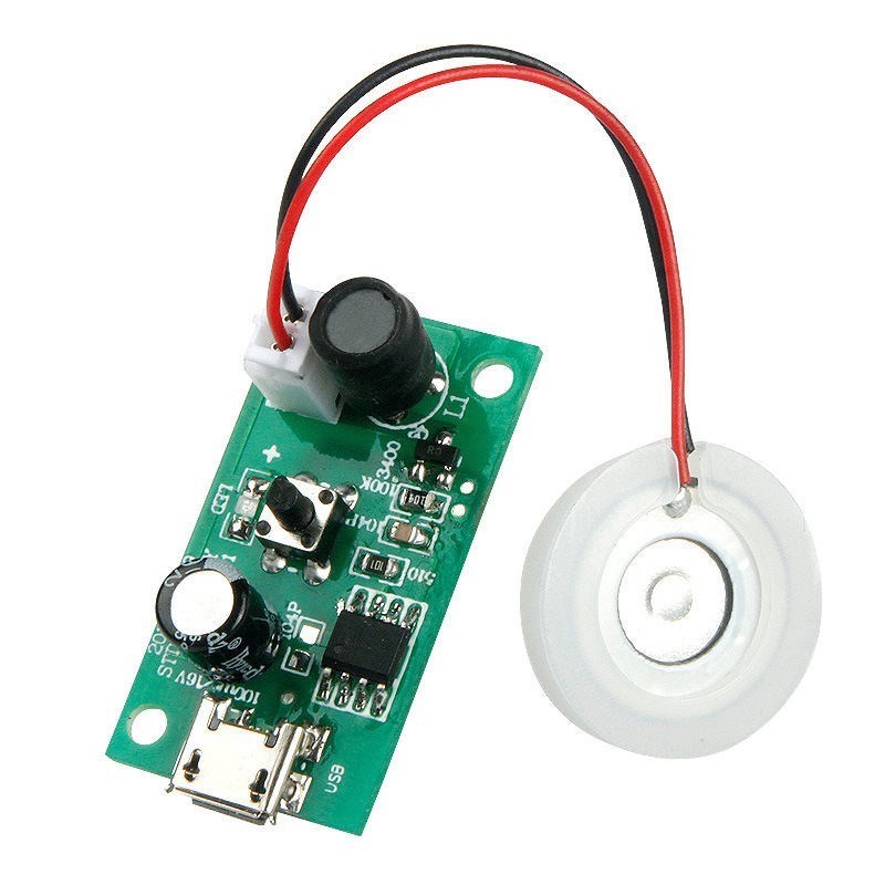 DC 5V Micro USB Ultrasonic Mist Maker Atomizer Transducer Atomizer Film Plate Accessories Humidifier Rubber Gasket. 