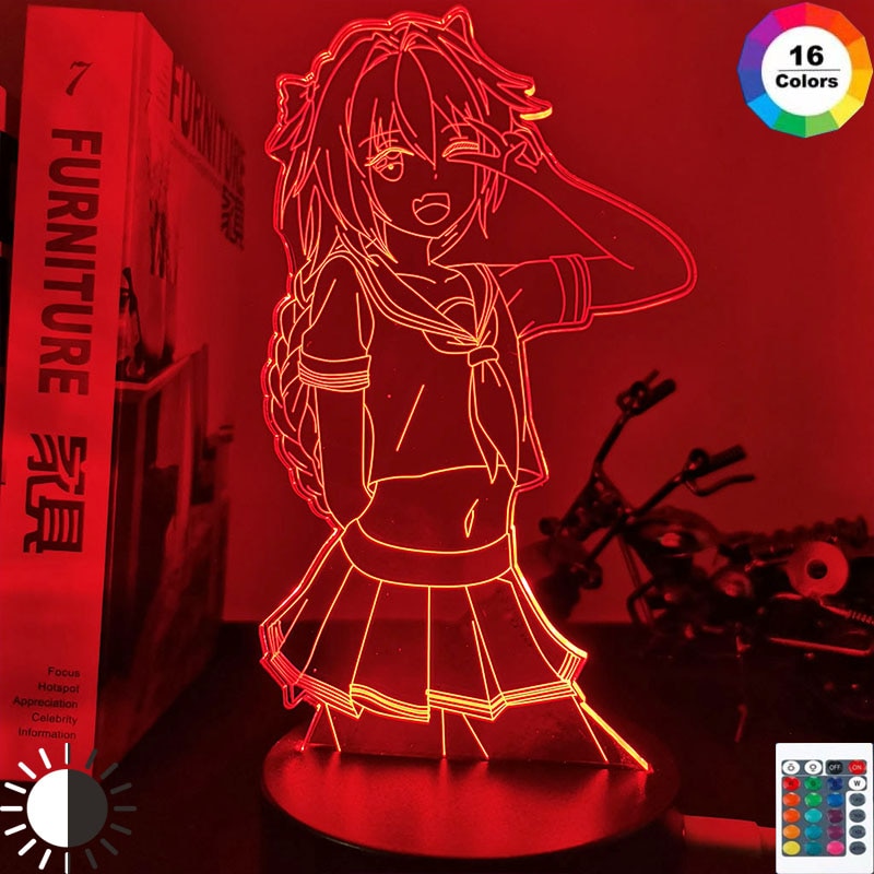 Fate Acrypha Astolfo Led Night Light for Bedroom Deco Gift Nightlight Anime Waifu Table 3d Lamp Astolfo Fate Acrypha. 