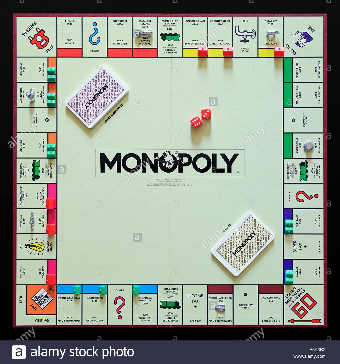 MONOPOLY GAME THE PROPERTY TRADING BOARD GAME