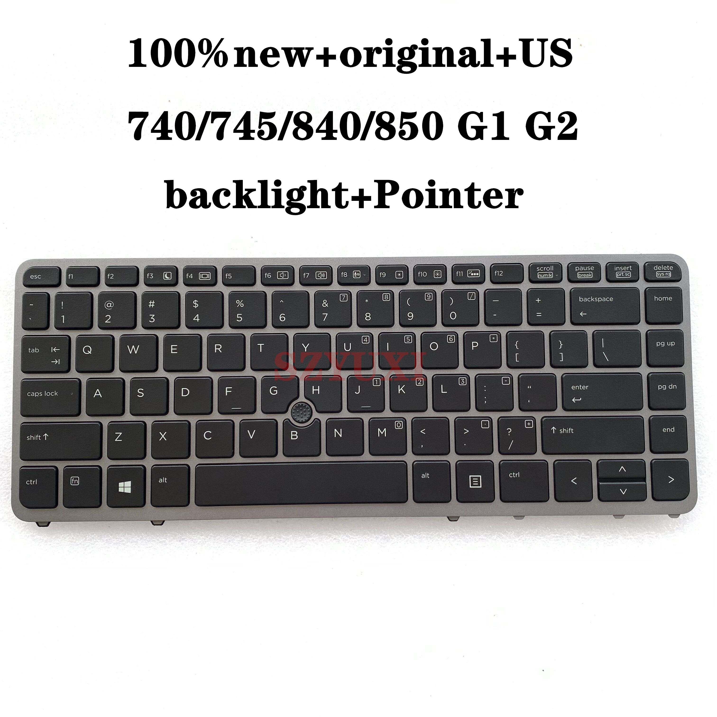 NEW Original Laptop Keyboard For HP EliteBook 840 G1 850 G1 850 G2 840 G2 740 745 G1 G2 ZBook 14 +backlight pointer. 
