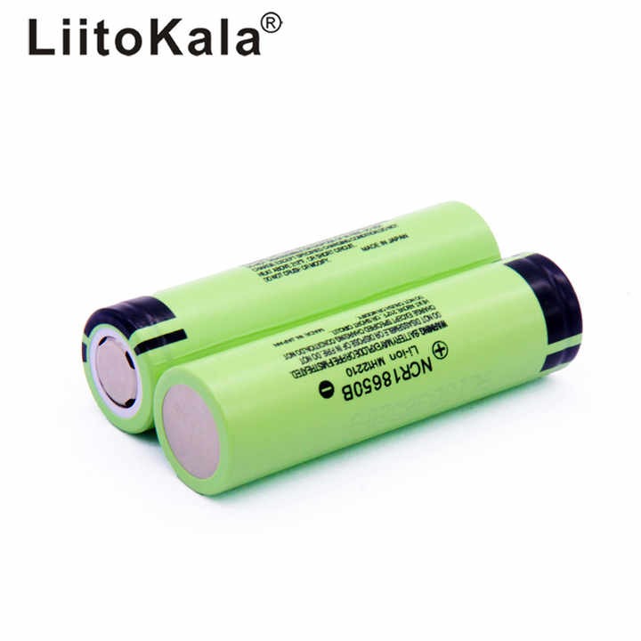 LiitoKala REAL CAPACITY 3.7V 2600mah 18650 Li Ion Rechargeable Battery 5C Discharge Rate Li-ion Battery For Power Tools- 2pcs. 