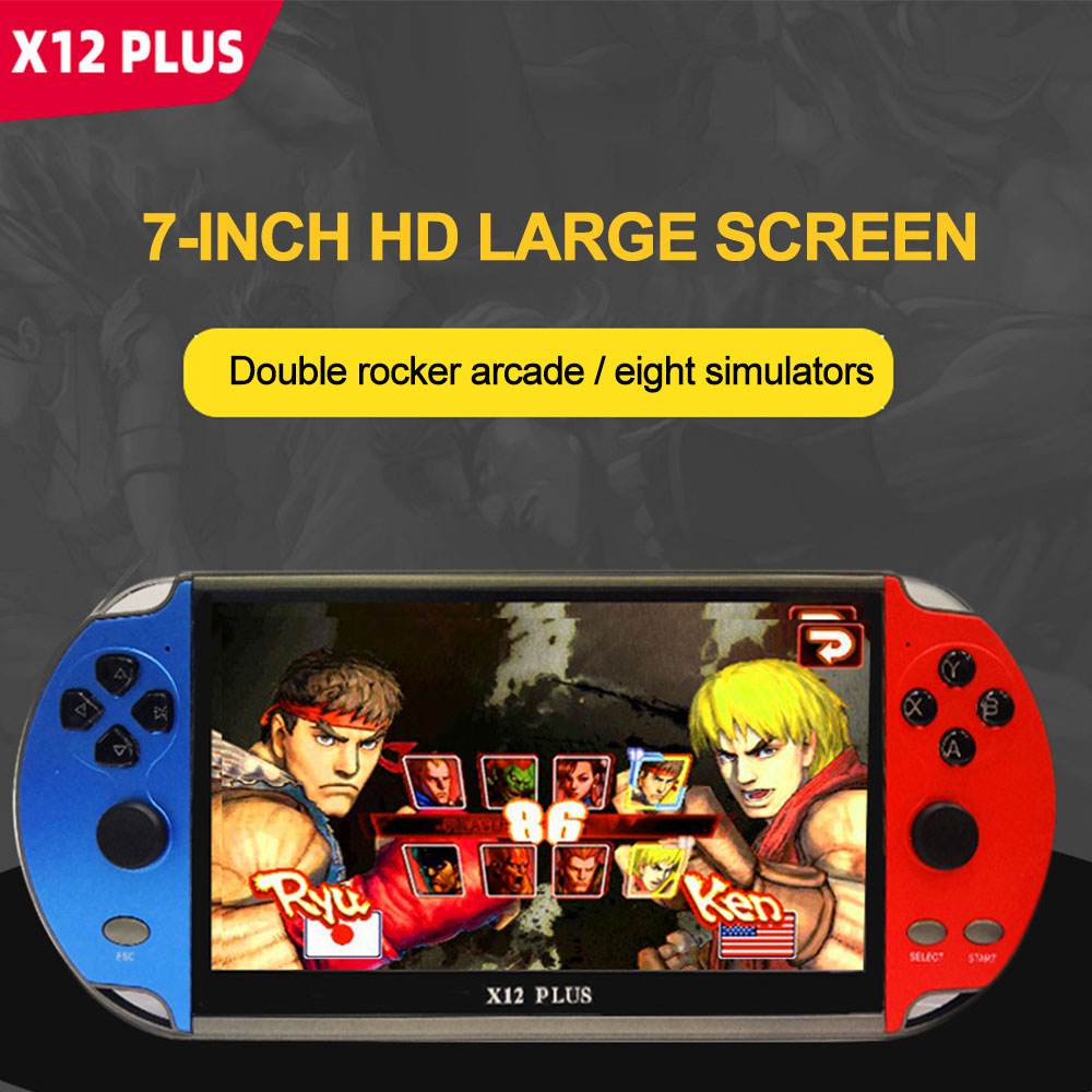 X12 Plus 7-inch 16GB PSP Built-in 10000 Game Console. 