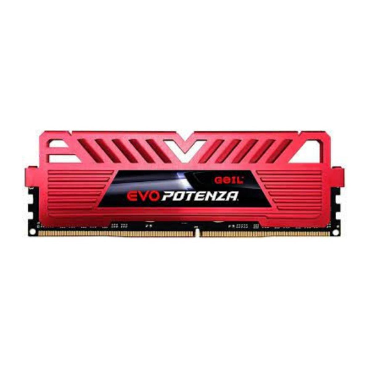 GeIL 16GB DDR4 2400MHz EVO Potenza Red Desktop RAM (GPR416GB2400C16SC)