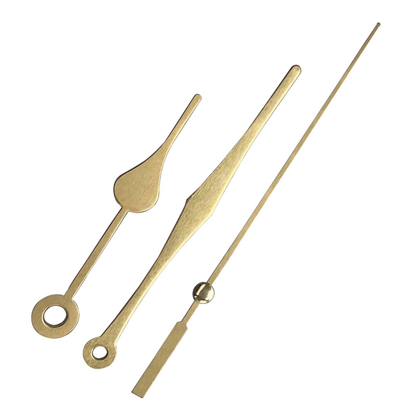 Non-Ticking Quartz DIY Wall Clock Movement Mechanism Kit with 3 Gold Silent Clock Repair Parts Replacement. 