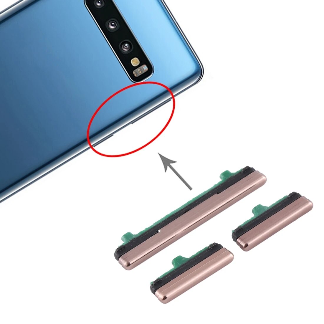 Power Button and Volume Control Button for Samsung Galaxy S10 5G S10e. 