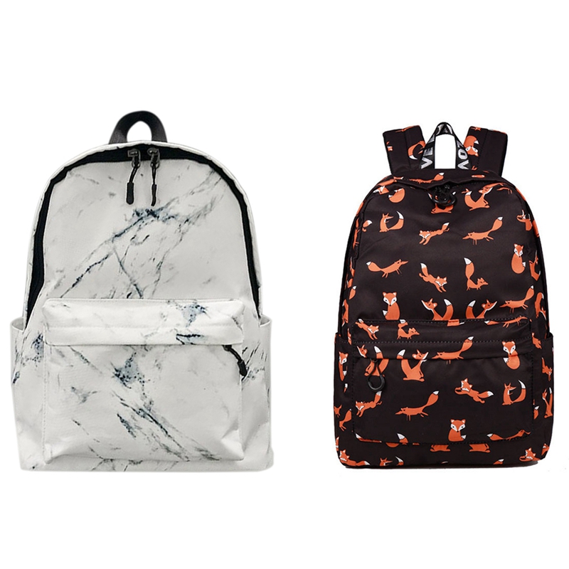 cute marble backpacks