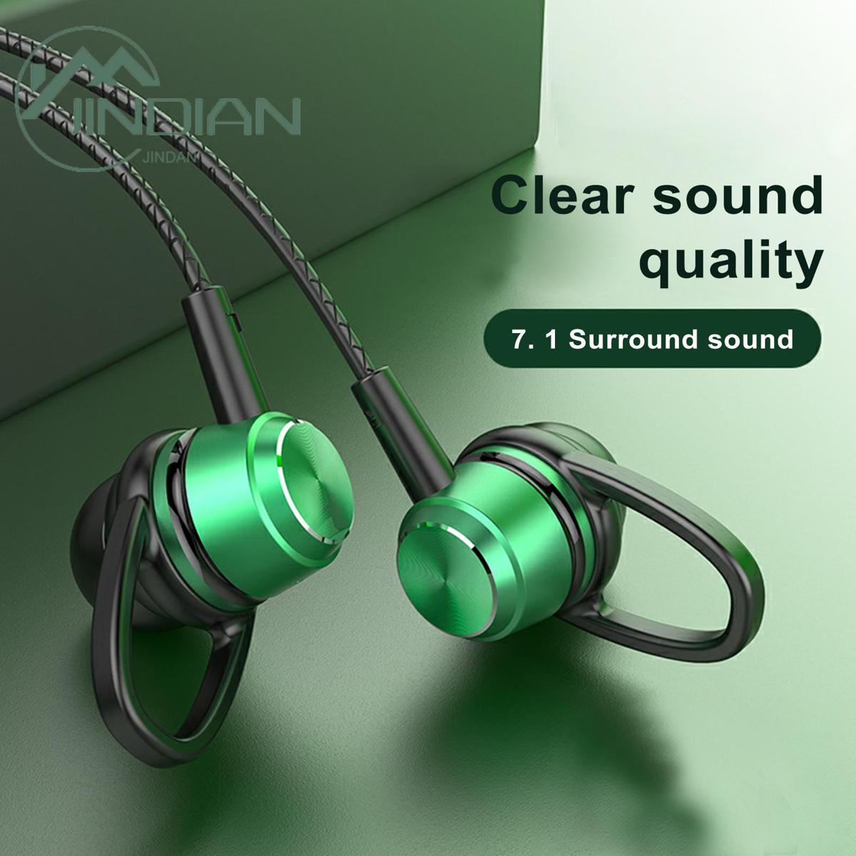 Earphone with Noise-canceling Microphone Premium In-ear Headphones with Noise-canceling Mic Hi-fi Sound Quality Perfect for Music Lovers Gamers 3.5mm Wired Earphones High-quality Sound for Earphones