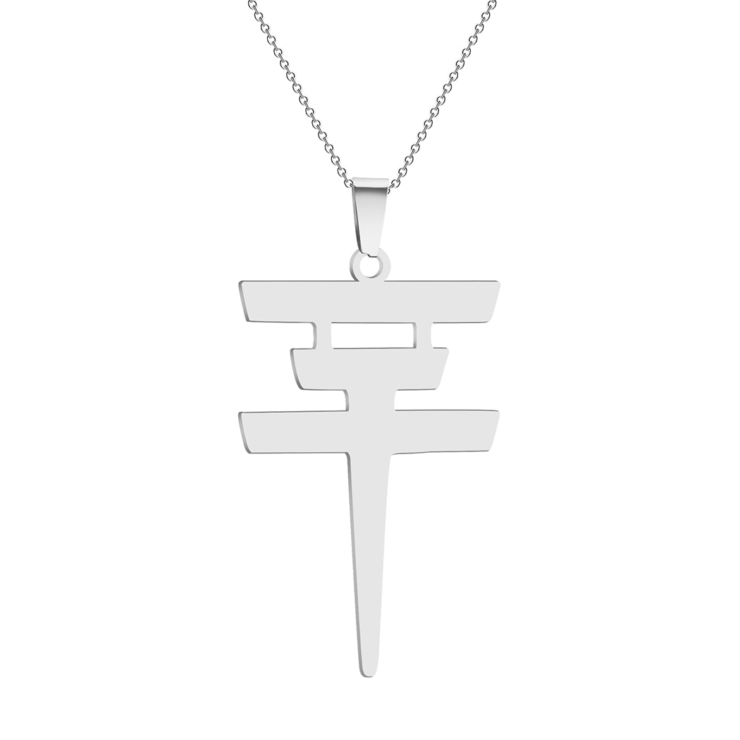 Cxwind Tokio Hotel Necklace Stainless Steel Tokio Hotel Pendant Logo Bill Kaulitz Logo Symbol Necklace Wholesale. 