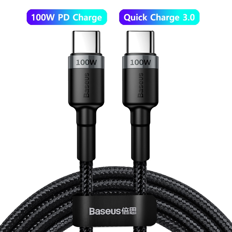 Baseus 100W Fast Charger Cord USB-C Type-c Cable. 