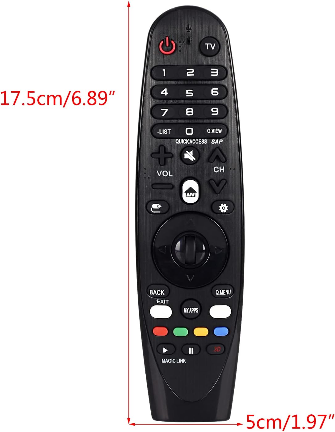 LG AN-MR600 for Magic Smart LED TV Remote With Voice Function and Flying Mouse Function. 