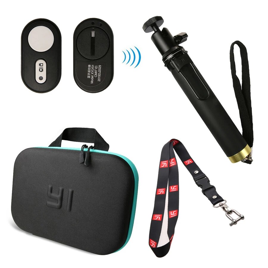 Yi 4K Camera Bag Bluetooth Remote Control For Xiaomi Yi Selfie Stick For Xiaomi Yi Xiaoyi 4K 4k+ Yi Lite Action Camera