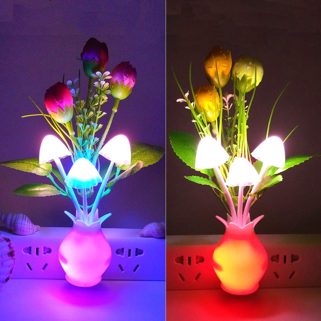 Led Dream Mushroom Lamp - Multi Color. 