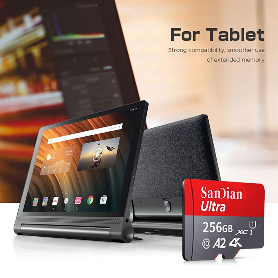 Sandian High Speed 2TB Micro Sd Card Class 10 U1 A2 TF Flash Memory Card For Phone Tablet Flash Card. 