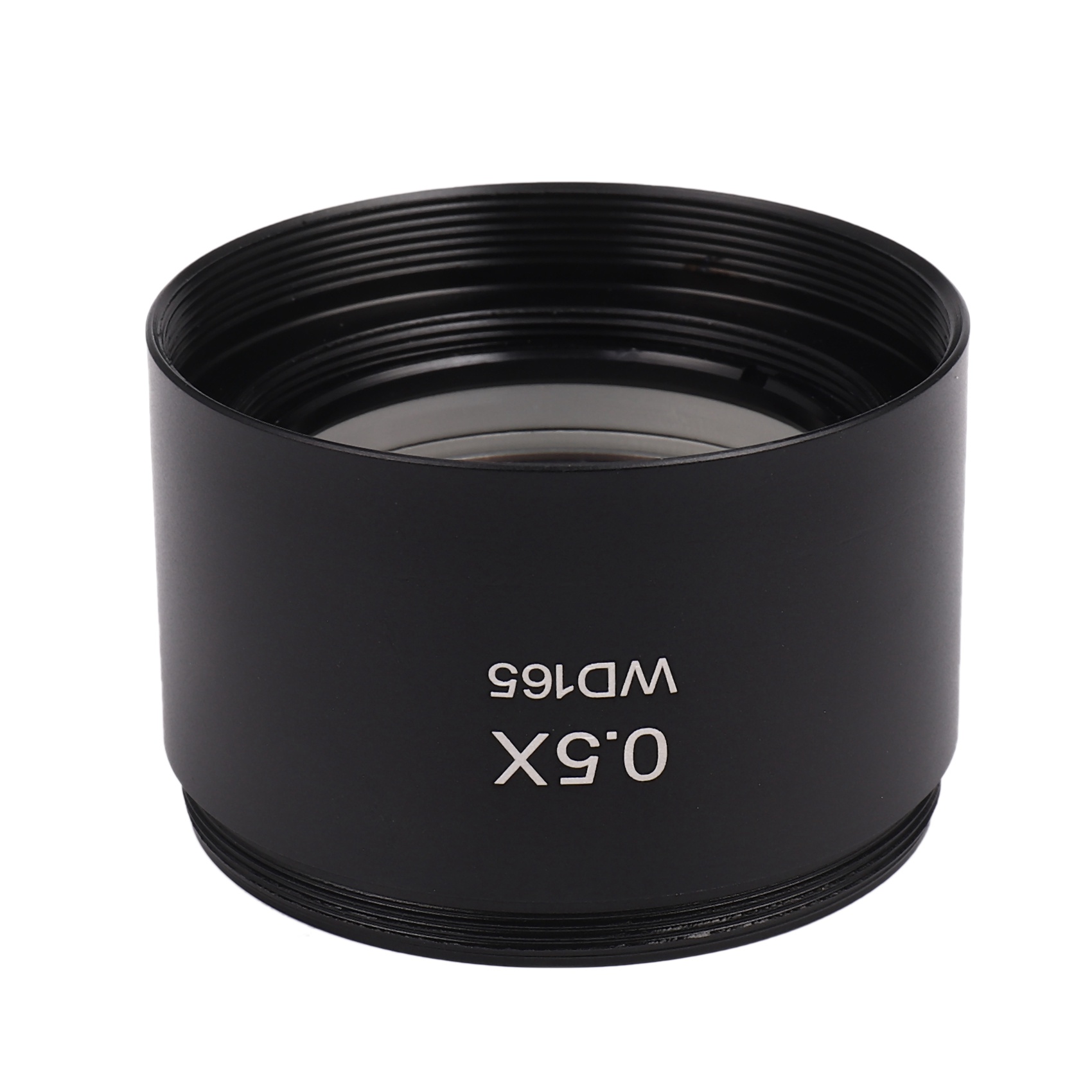 Wd165 0.5X Stereo Microscope Auxiliary Objective Lens Barlow Lens with 1-7/8 Inch(M48Mm)Mounting Thread. 