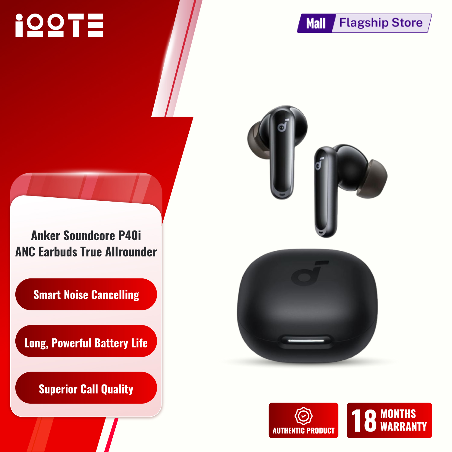 Soundcore P40i ANC Earbuds True Allrounder by Anker