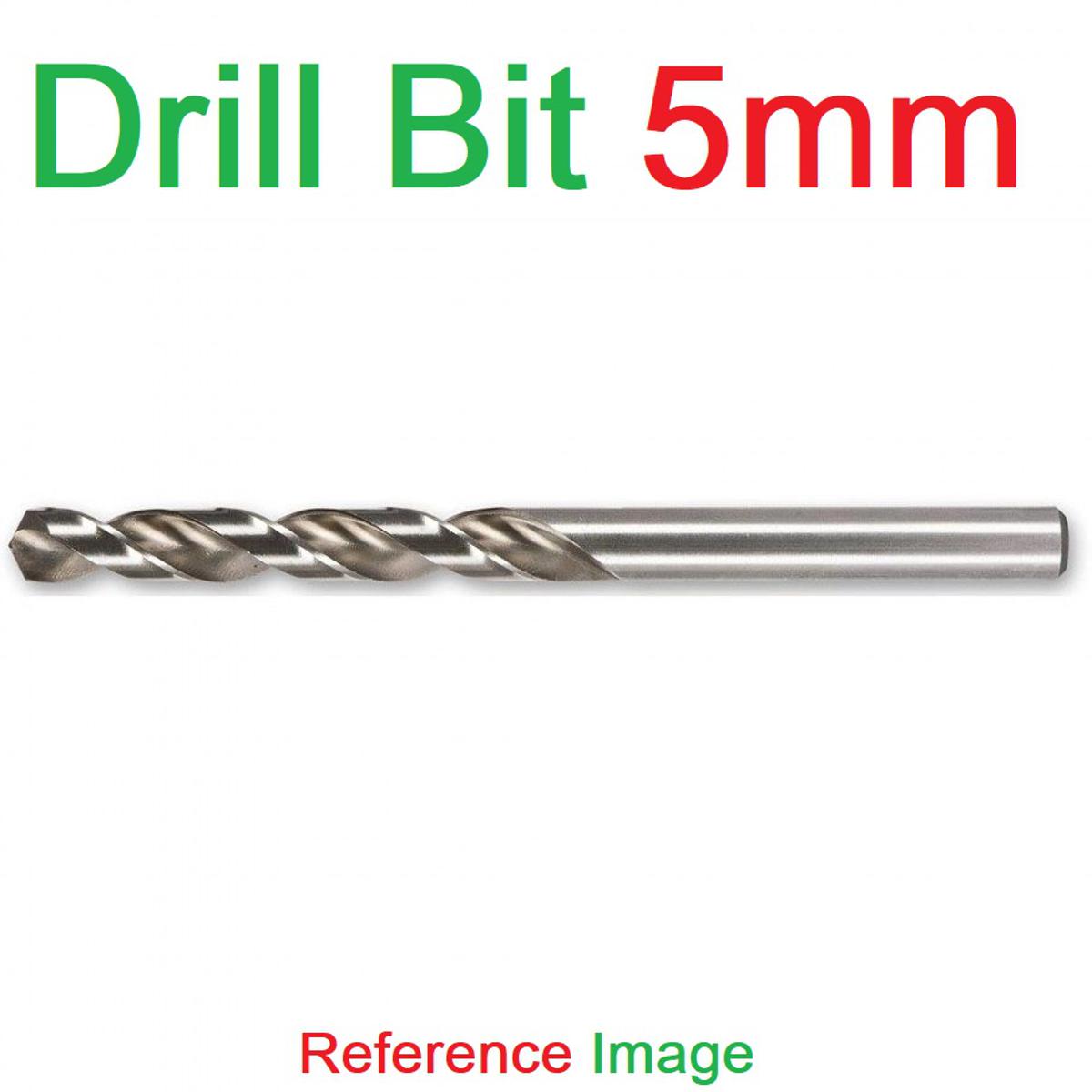 5mm Drill Bit 5mm HSS Twist Drill Bits 5mm High Speed Stainless Steel Drill Bits With 5mm Shank For Drill Machine Chuck Tool Sets