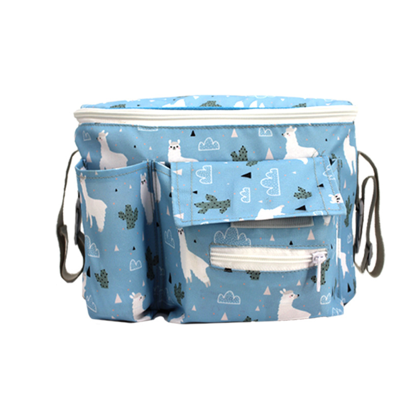baby blue pram bag