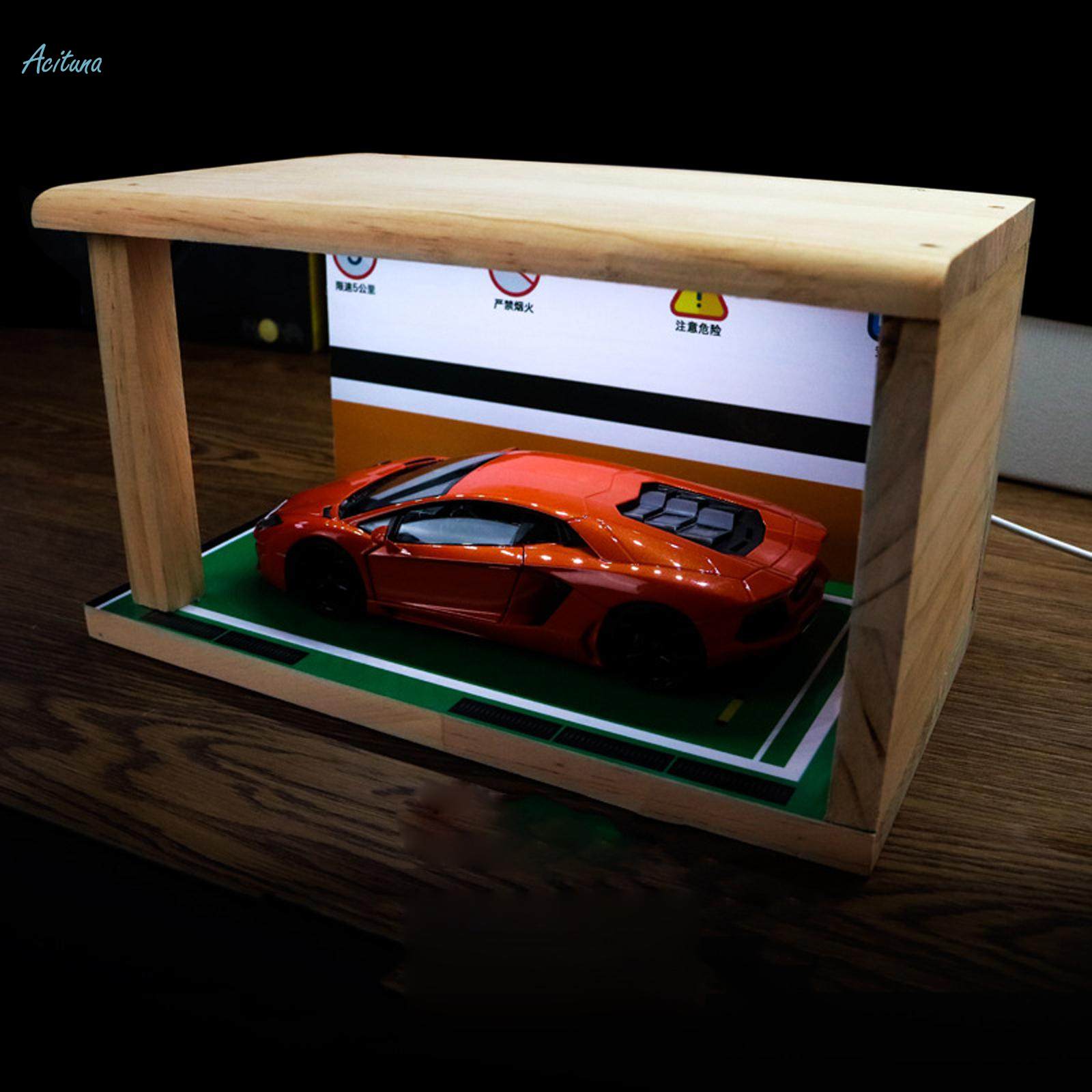1/24 Parking Lot Scene Display Case Collectibles Layout Diecast Car Garage