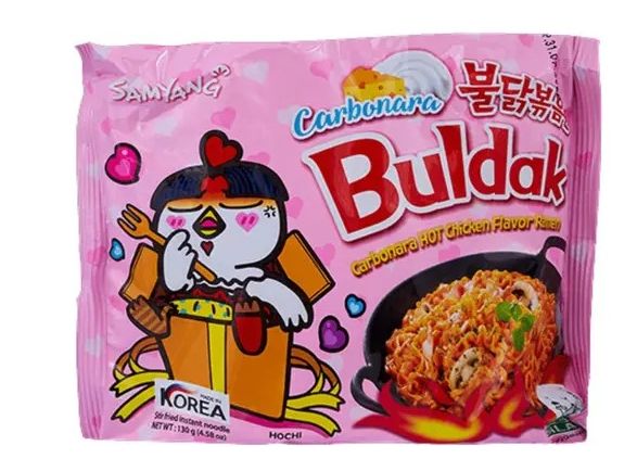 Samyang Buldak Carbonara Hot Chicken Flavour Ramen 130gm