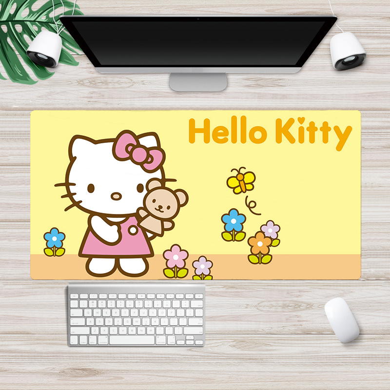 Gaming Mouse Pad Hello Kitty Mouse Pad Laptop Gaming Pad and Large Mouse Pad. 