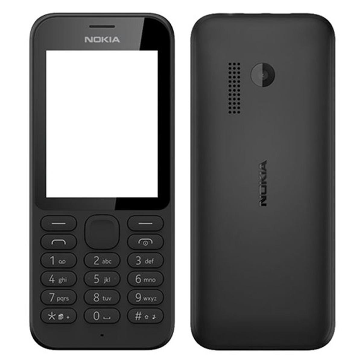 For Nokia 215 Front & Backside Mobile Casing / Cashing With Keypad - Phone Back Cover - মোবাইল ফোন - Phone