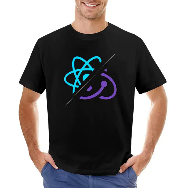 React Redux Javascript T-shirt graphic t shirts oversized t shirts men's champion t shirts. 