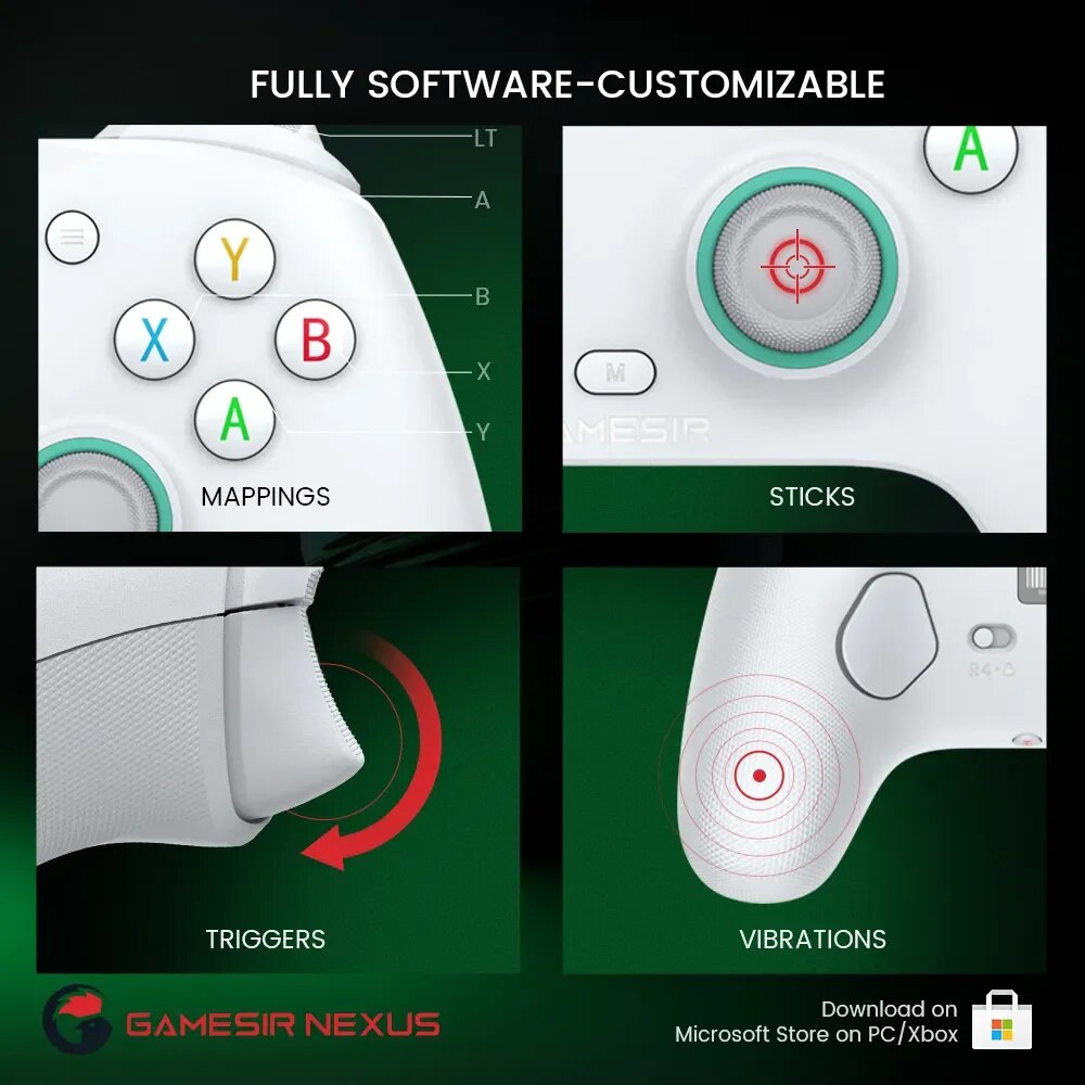 GameSir G7 SE Xbox Gamepad Wired Gaming Controller for Xbox Series X, Series S, Xbox One, with Hall Effect Joystick FreeShipping. 