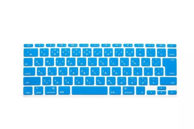 【happy one】Japanese English Japan JP Version Keyboard Skin Protector For Apple MacBook Air 11" 11.6 inch A1465 A1370. 