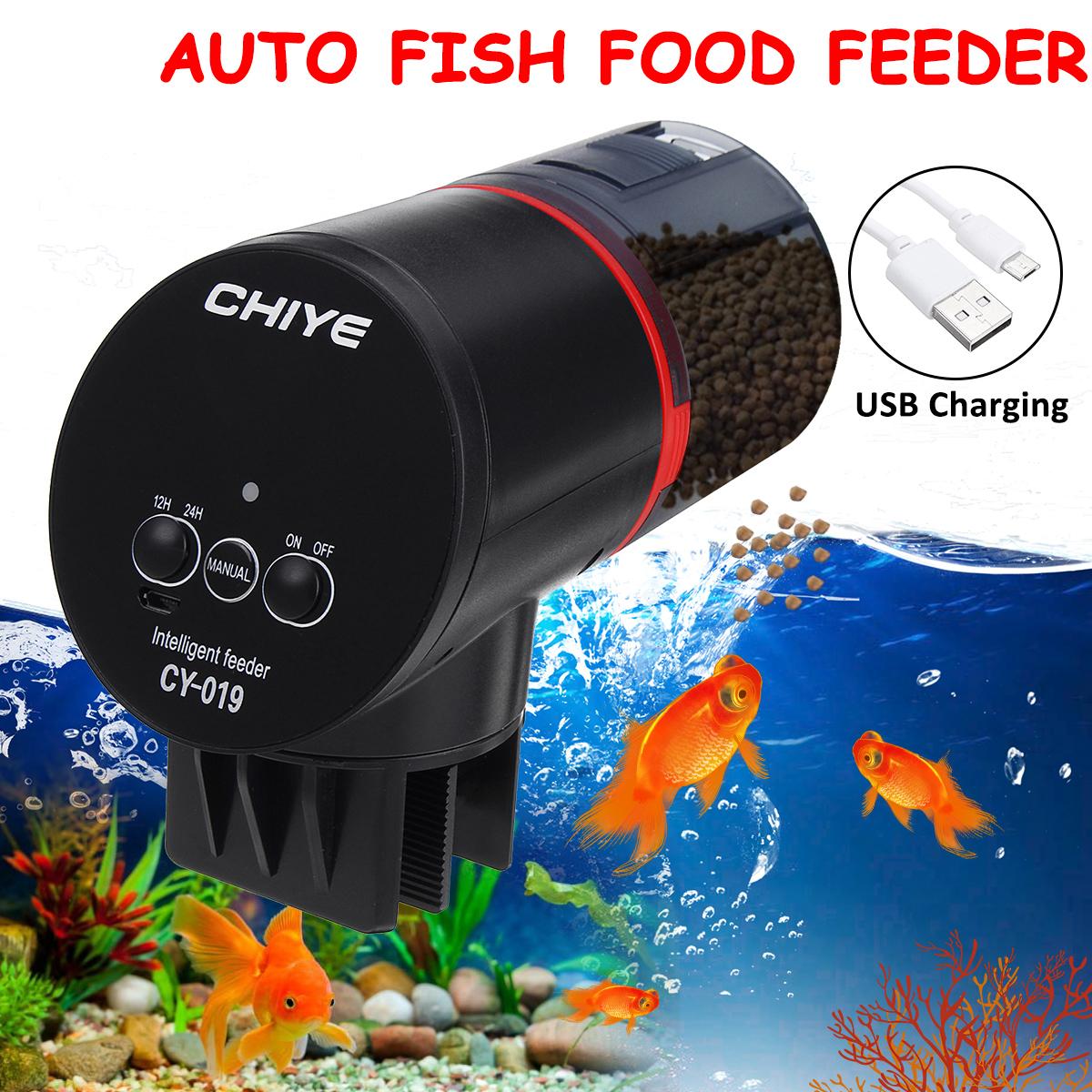 For The Lovely Automatic Fish Food Feeder Lcd Auto Timer Pet