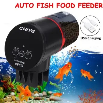 For The Lovely Automatic Fish Food Feeder Lcd Auto Timer Pet