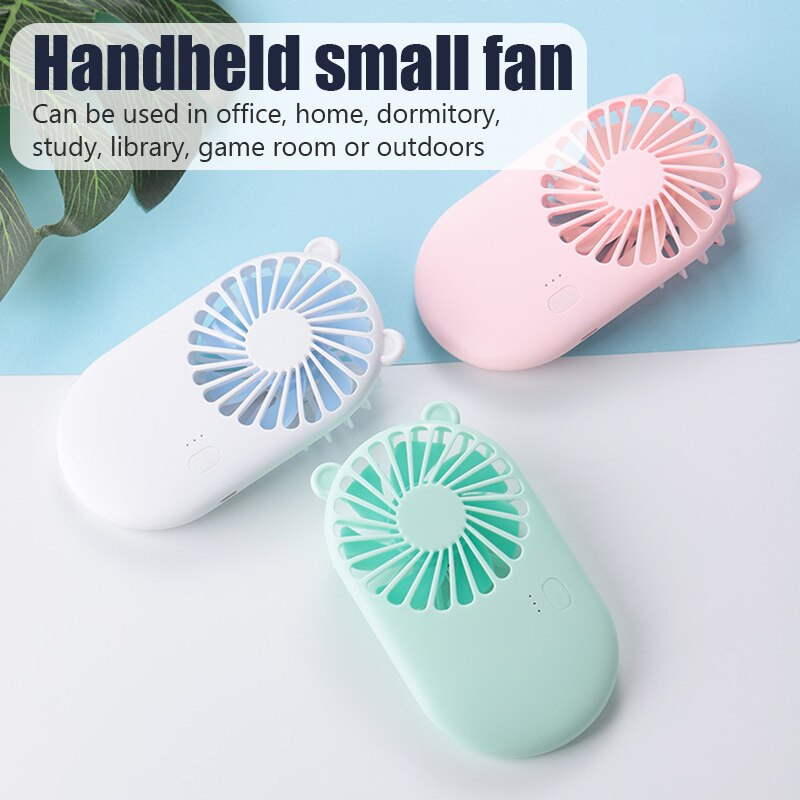 Mini Fans Hot Mode Summer Handheld Cute Sale 3 Fan Usb Pocke Adjustable Chargeable Portable