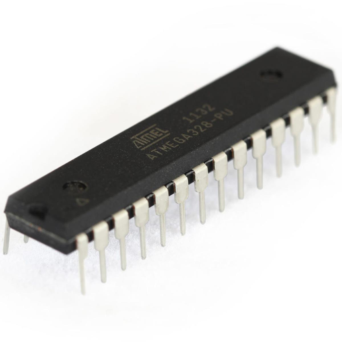 ATMEGA328A-PU ATMEGA328P ATMEGA328 20MHz 32KB Flash Memory 8-Bit DIP 28 Pin Atmel Atmega AVR Microcontroller IC For Electronics Circuitry & Parts Engineering Programable Project & Industry