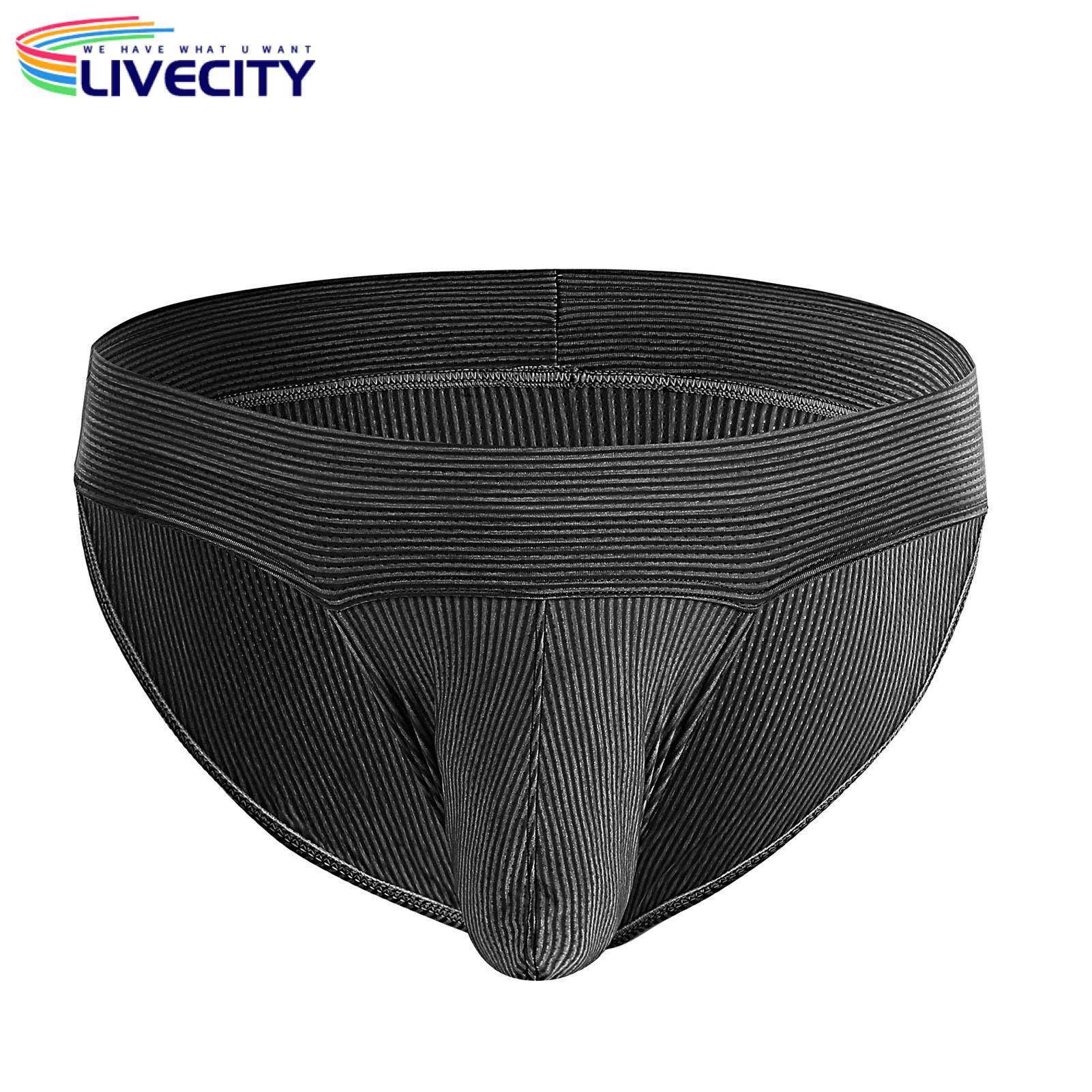 Men Briefs Stretchy High Elasticity T Shape Men Underwear