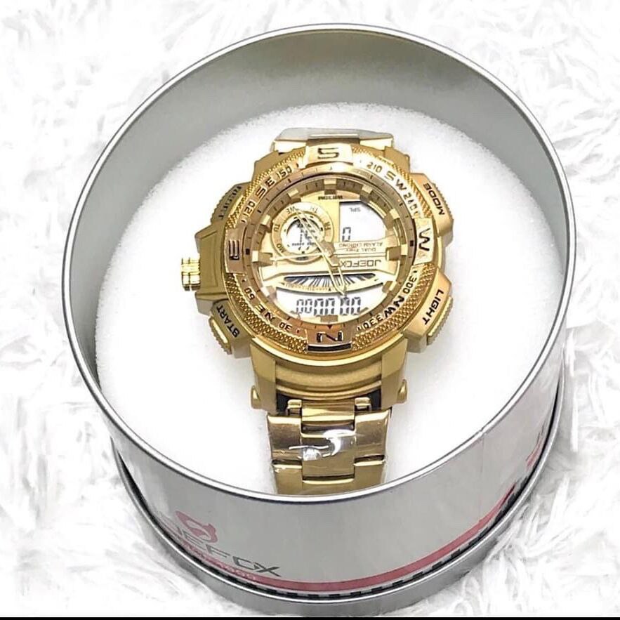 JOEFOX watch for men / premium quality waterproof & dual view watch. 