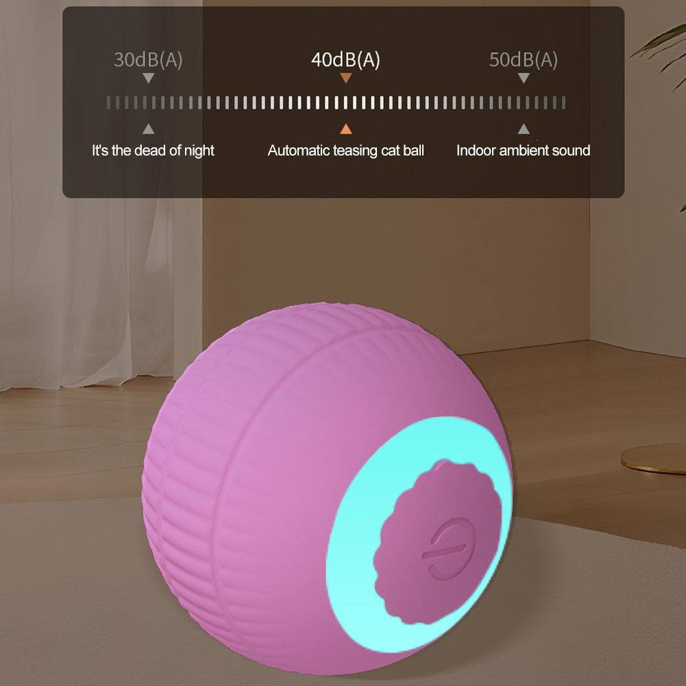 SF Smart Cat Toys Automatic Rolling Ball Electric Cat Interactive Toys Cats Training Self-moving Kitten Toys for Indoor Playing. 