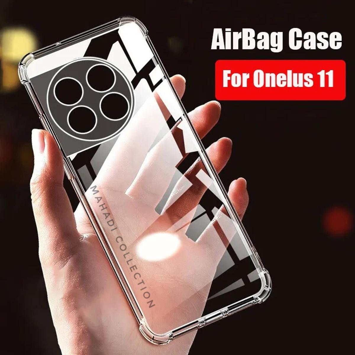 Shockproof Transparent Defense Clear Back Cover TPU Case for OnePlus 11 - Durable and Very Reliable - Defense That Doesn't Compromise on Style (Back Case Cover For Smartphone)