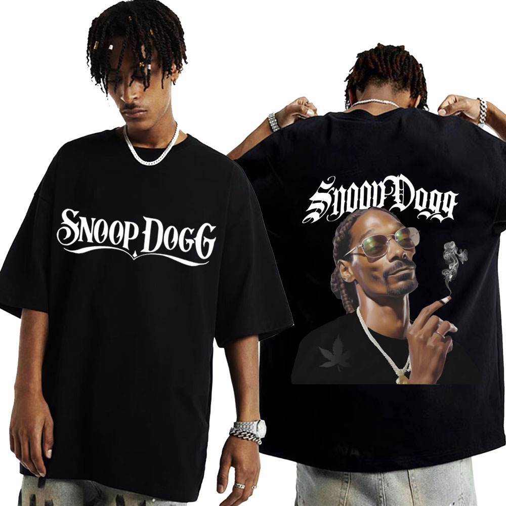 Rapper Snoop Dogg Graphic T Shirt Men's Hip Hop Fashion Style Funny T Shirts Summer Unisex Oversized T-shirt Streetwear. 