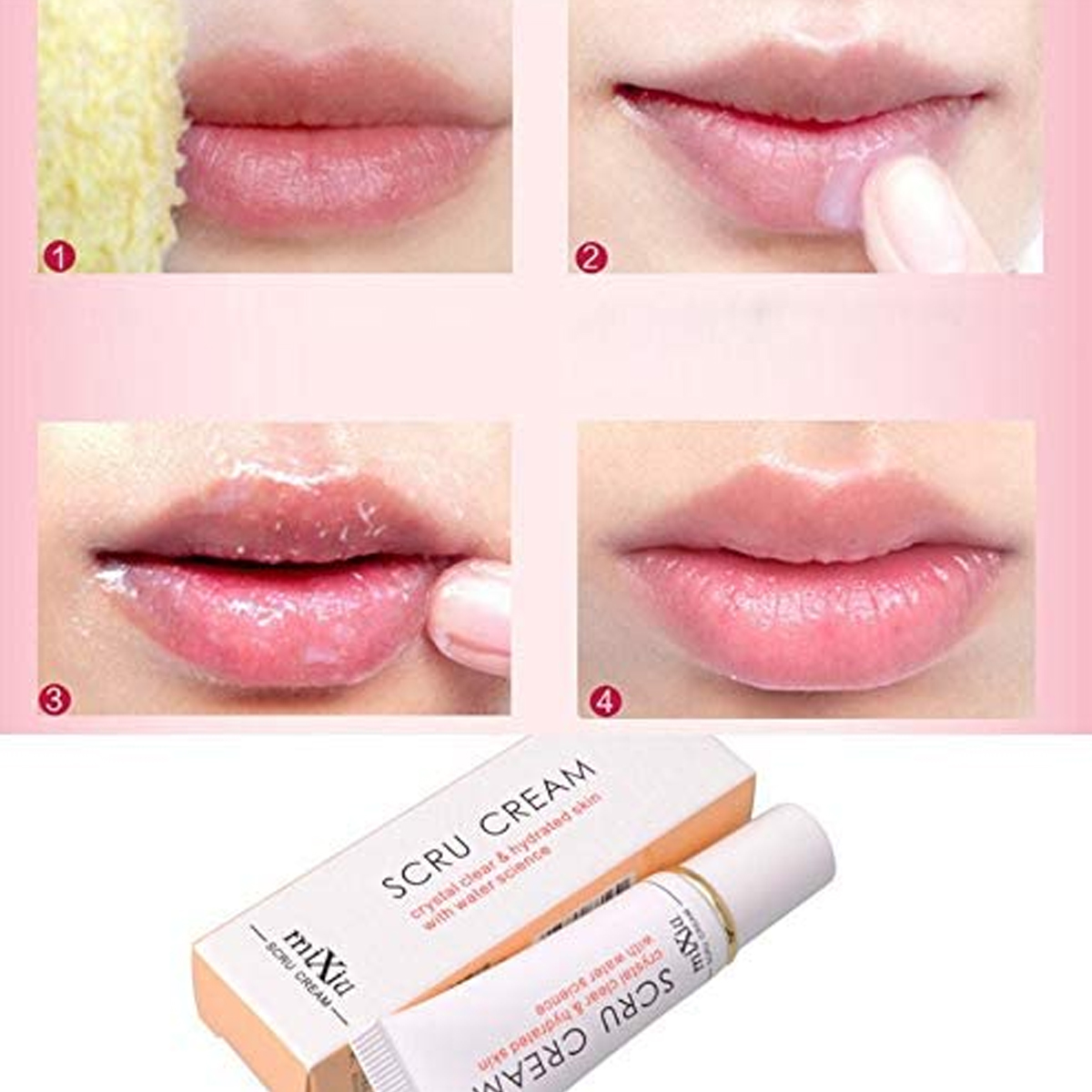 Scru Cream Lips Scrub for Removing Dark spot. 