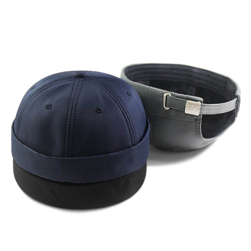 Winter Men Fleece Lining Docker Cap Skullcap Big Size Sailor Cap Beanie Hats Men Bucket Cap Brimless Hat Skullcap Bonnet Dad Cap. 
