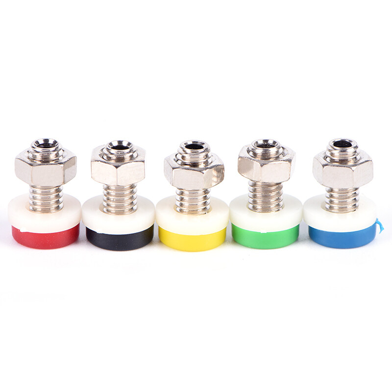 10pcs Mini 2mm Brass Banana Socket Jack For Audio Cables Plug Connector. 