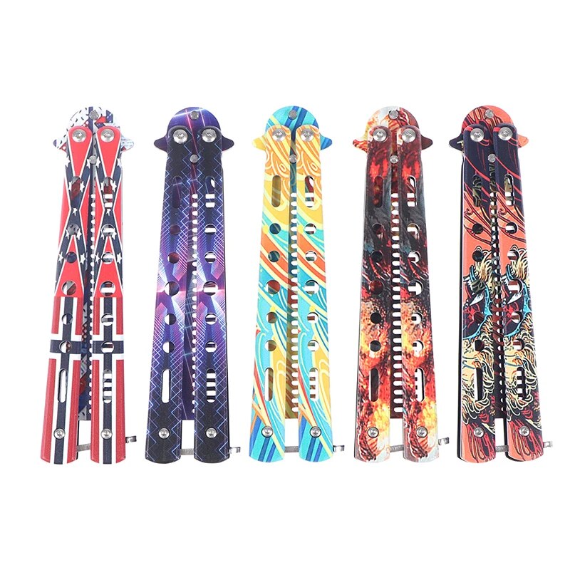 Skull Pattern Foldable Practice Training Comb Hair Accessories Butterfly Comb