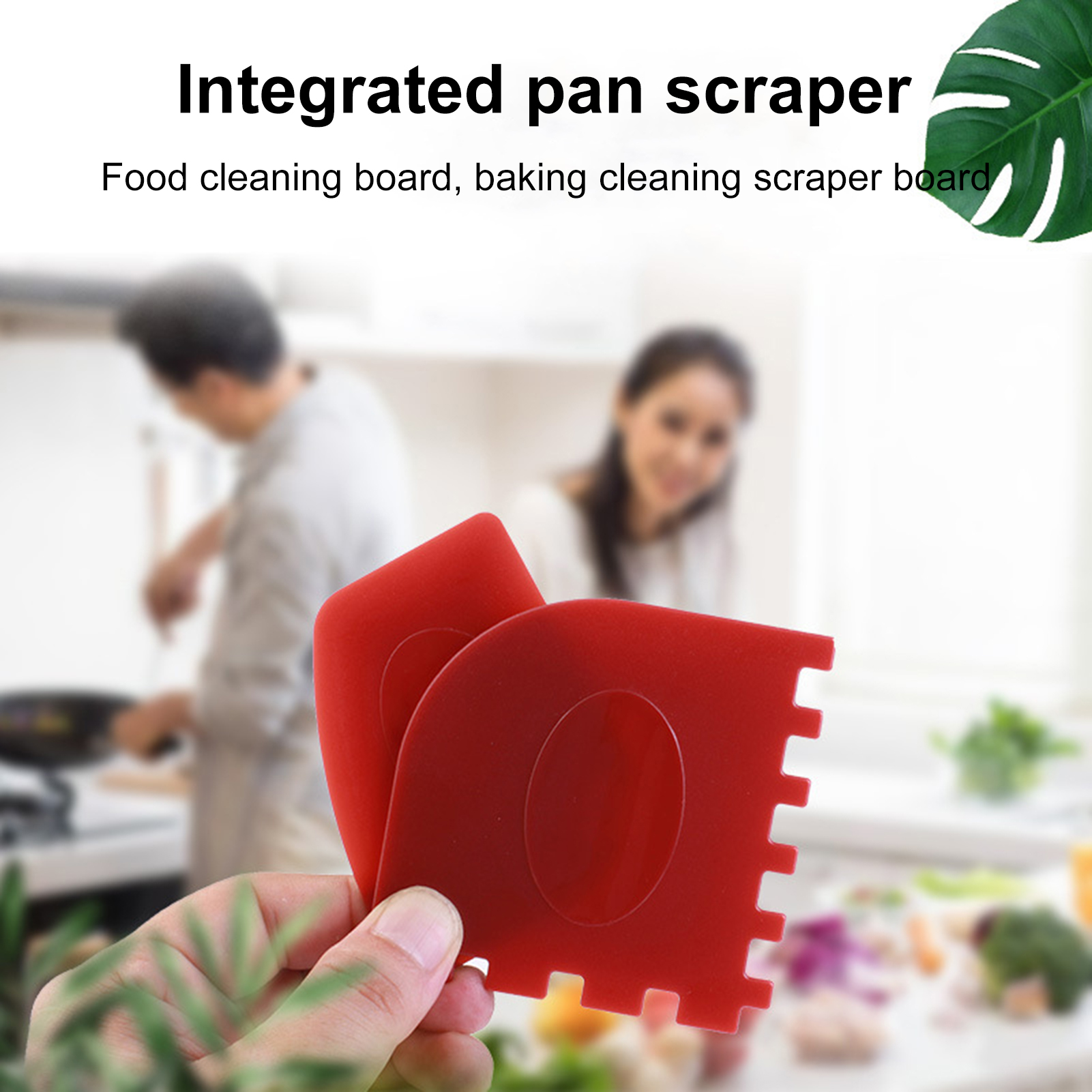 Pan Scraper Rounded Edge Dishwasher Safe Pan Cleaning Scraper. 
