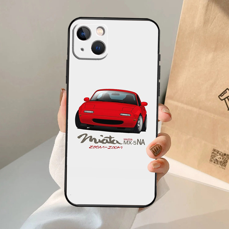 Mazda MX-5 Miata Phone Case For iPhone 14 11 12 13 Pro Max Mini SE 2020 6S 7 8 Plus X XS Max XR Cover Coque. 