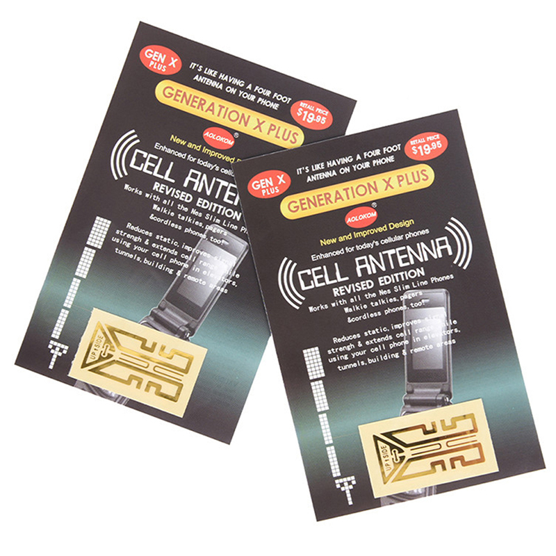 2*signal Enhancement Stickers Mobile Phone External Antenna Signal Amplifier Tetuo