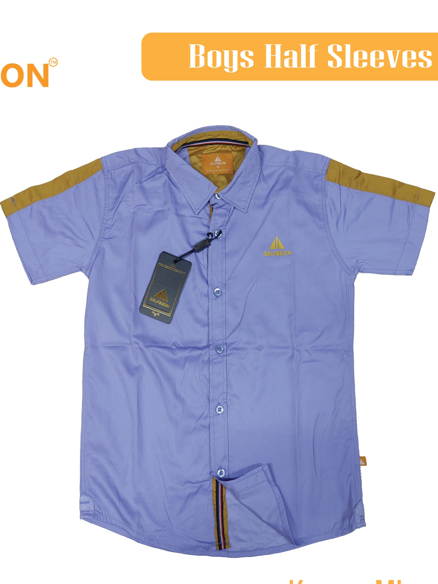 Premium Quality Half Shirt ,Korean Micro Fabric (6-12 Years)
