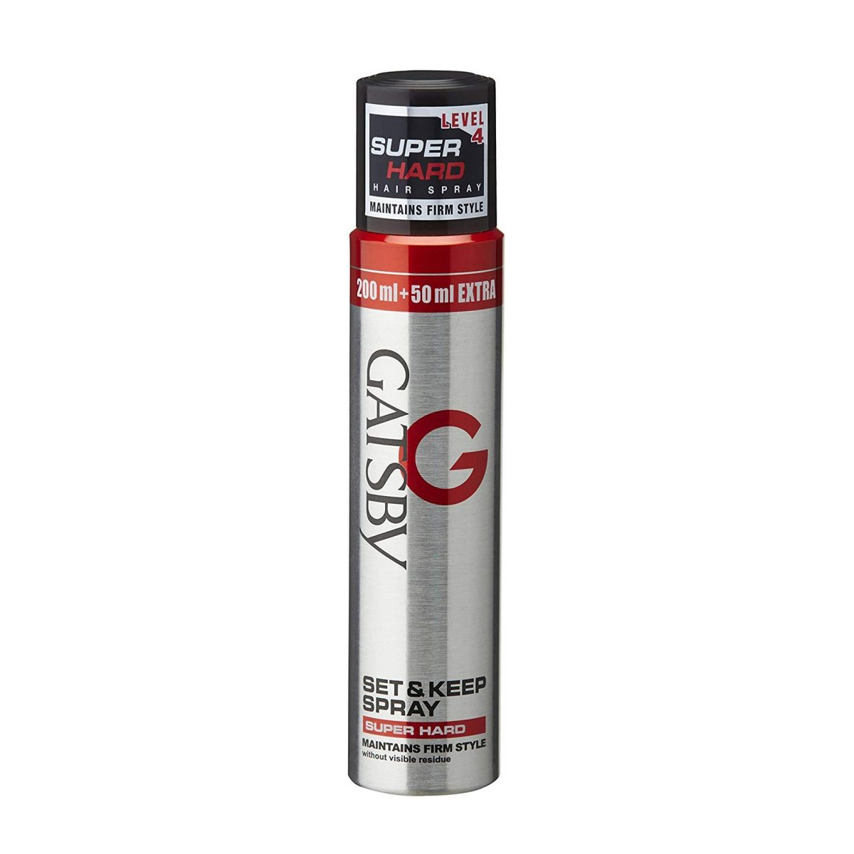 Gatsby - Set & Keep Spray Super Hard | Strong Setting Power For a Firm Style - 250ml