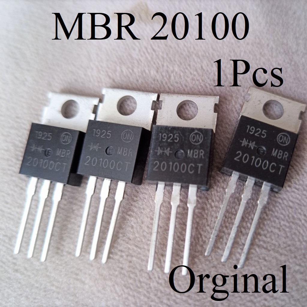 Better Quality MBR20100 Diode MBR20100CT MBR20100C 20A 100V Schottky Diode TO-222 MBR 20100 Power Rectifier Chip 3 Pin Leads. 